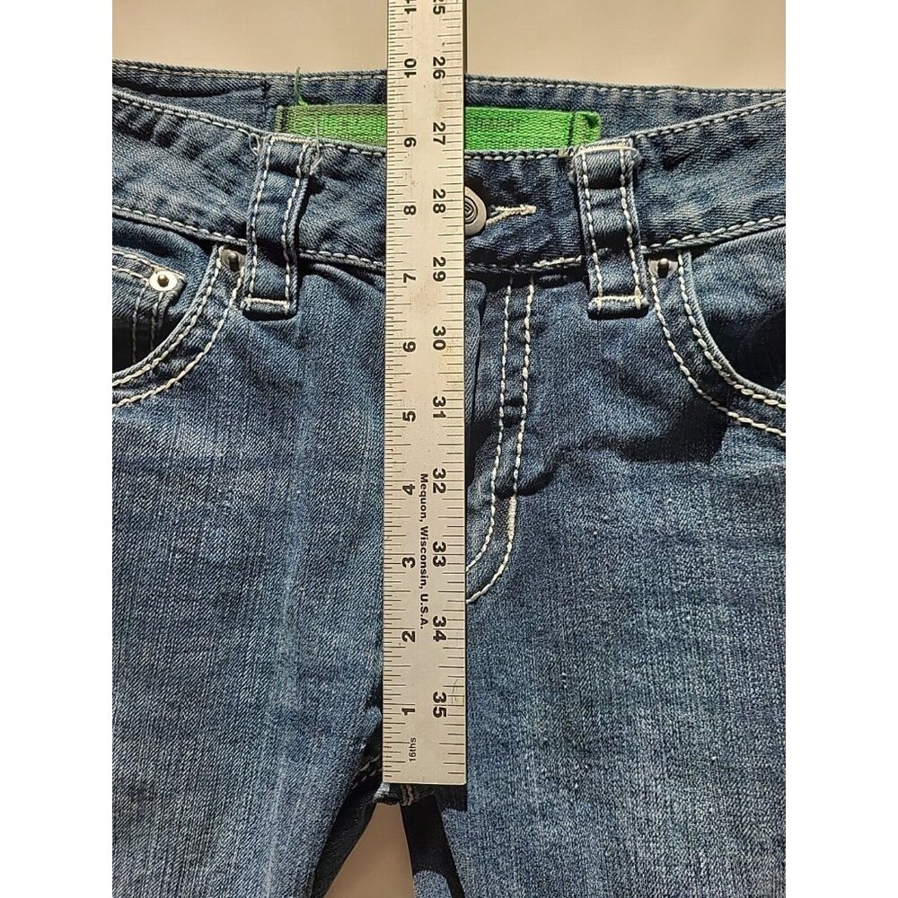 Rock & Roll Denim Jeans Mens 29/28 Pistol Straight Stretch Medium Wash - Picture 11 of 14